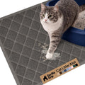 GORILLA GRIP Cat Litter Mat, Coiled Mesh Trapping Mats, 24x17 Charcoal