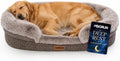 Miorun Fluffy Orthopedic Dog Beds Large Sized Dog, 43" Bolster Sofa Bed