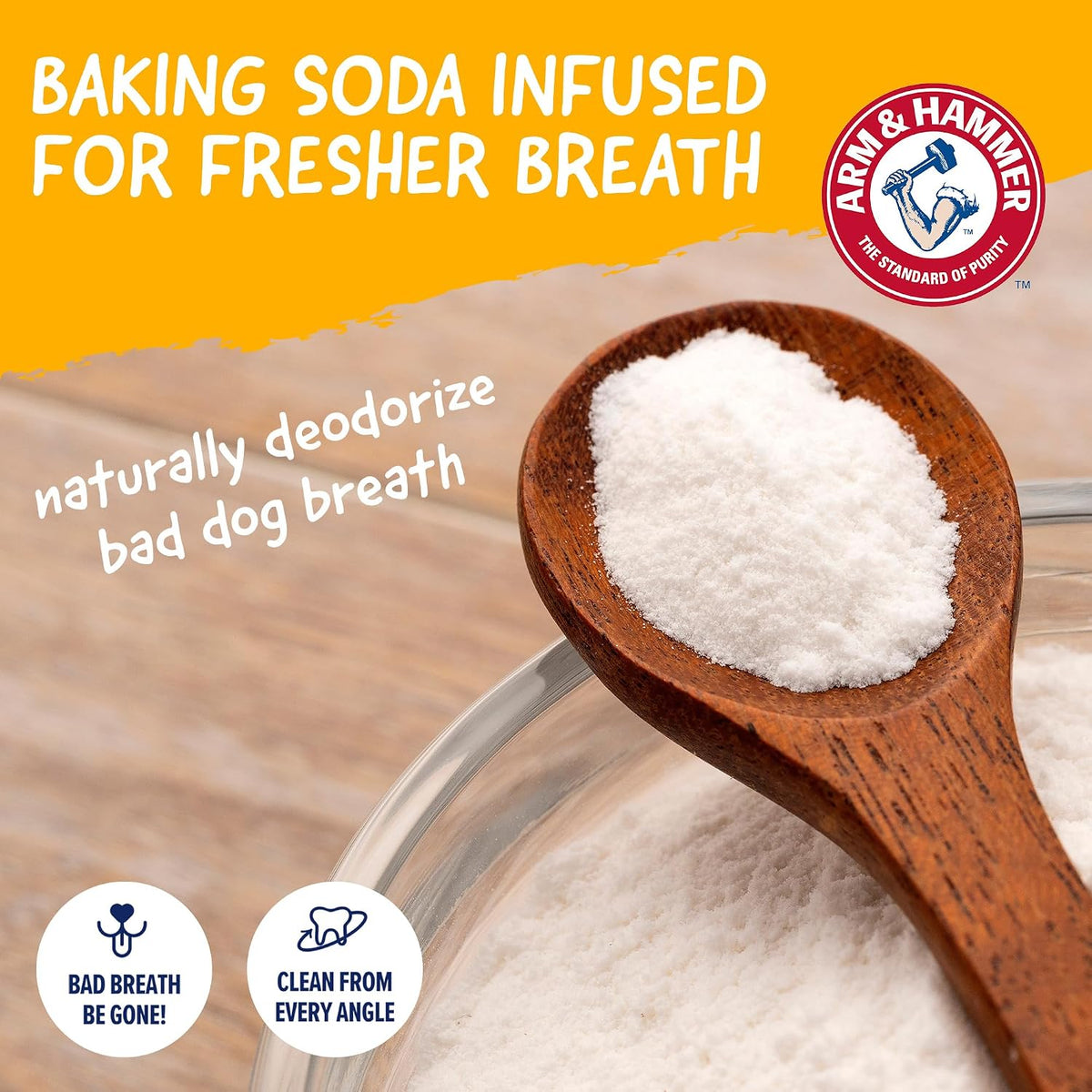 Arm & Hammer Nubbies Duality Bone Dental Dog Chew Toy, Apple Flavor | Nylon and TPR construction, baking soda infused, reduces plaque and tartar buildup, ideal for moderate chewers