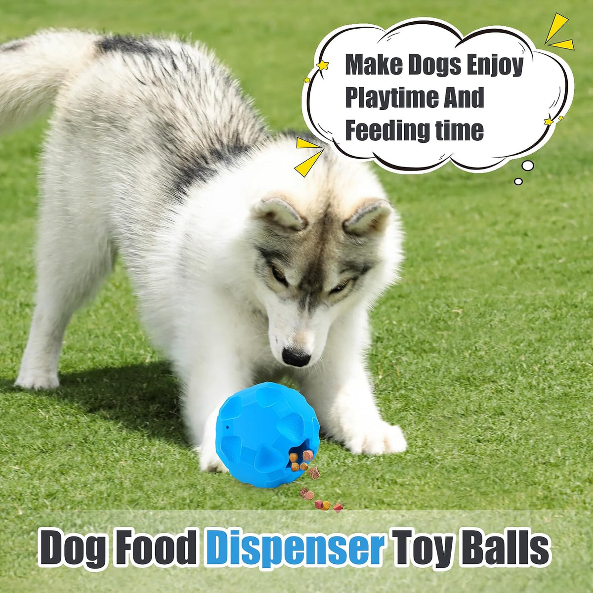 Rubber Treat Dispensing Cognitive Dog Toys for Aggressive Chewers Breed