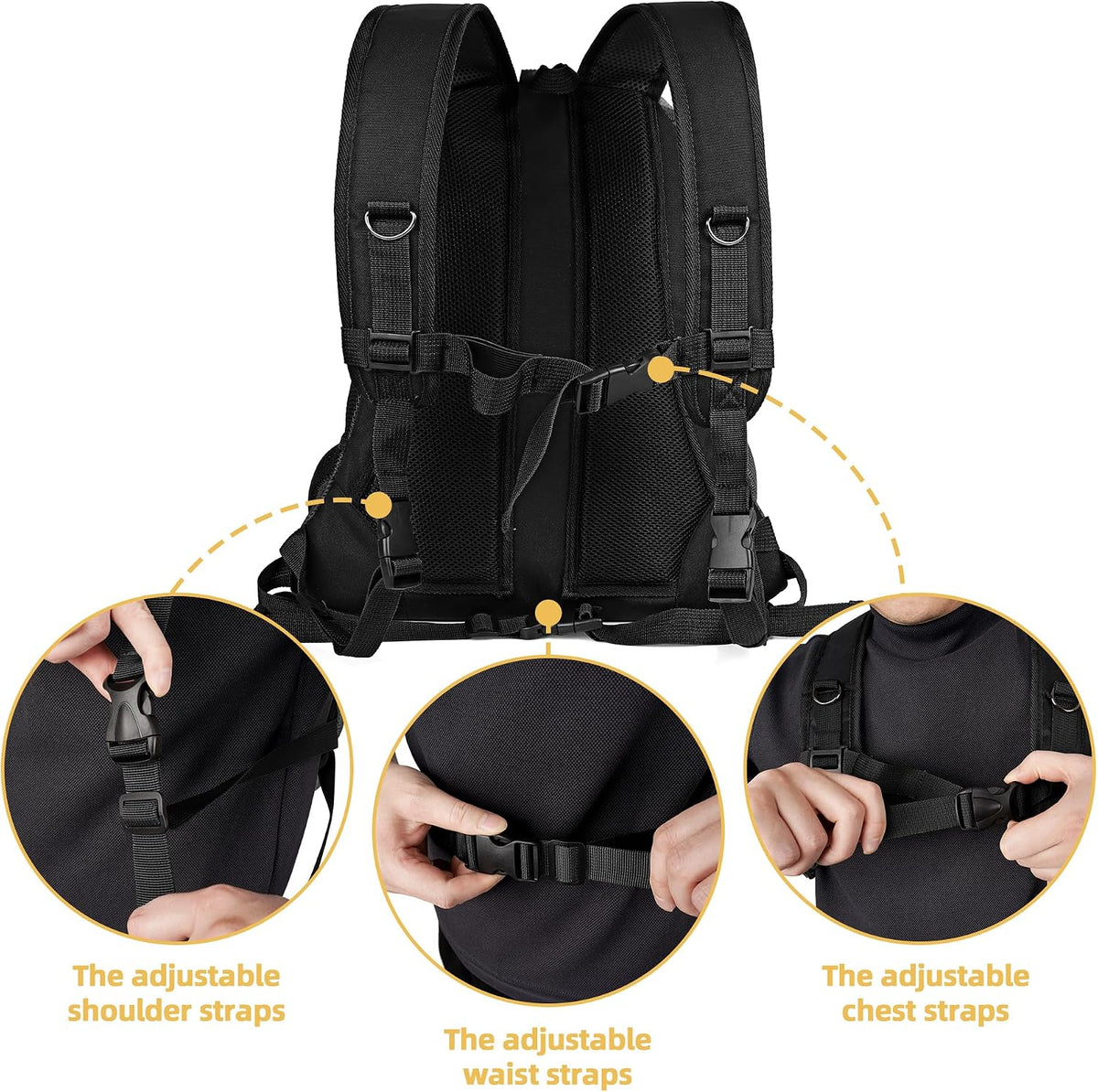 WOYYHO Pet Dog Carrier Backpack, Ventilated Small Dog Front Backpack