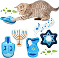 Soulchen Hanukkah Style 4 Pcs Catnip Silvervine Cat Toys Chew