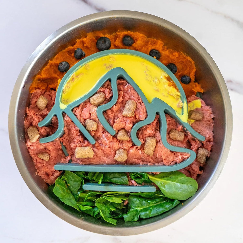 Wilderdog Slow Feeder Bowl – Non-Slip Dish for Fast-Eating Dogs – Promotes Healthy Digestion & Mealtime Enrichment – Adventure-Ready & Top Rack Dishwasher Safe - Fits Bowls with a 7+ Inch Diameter