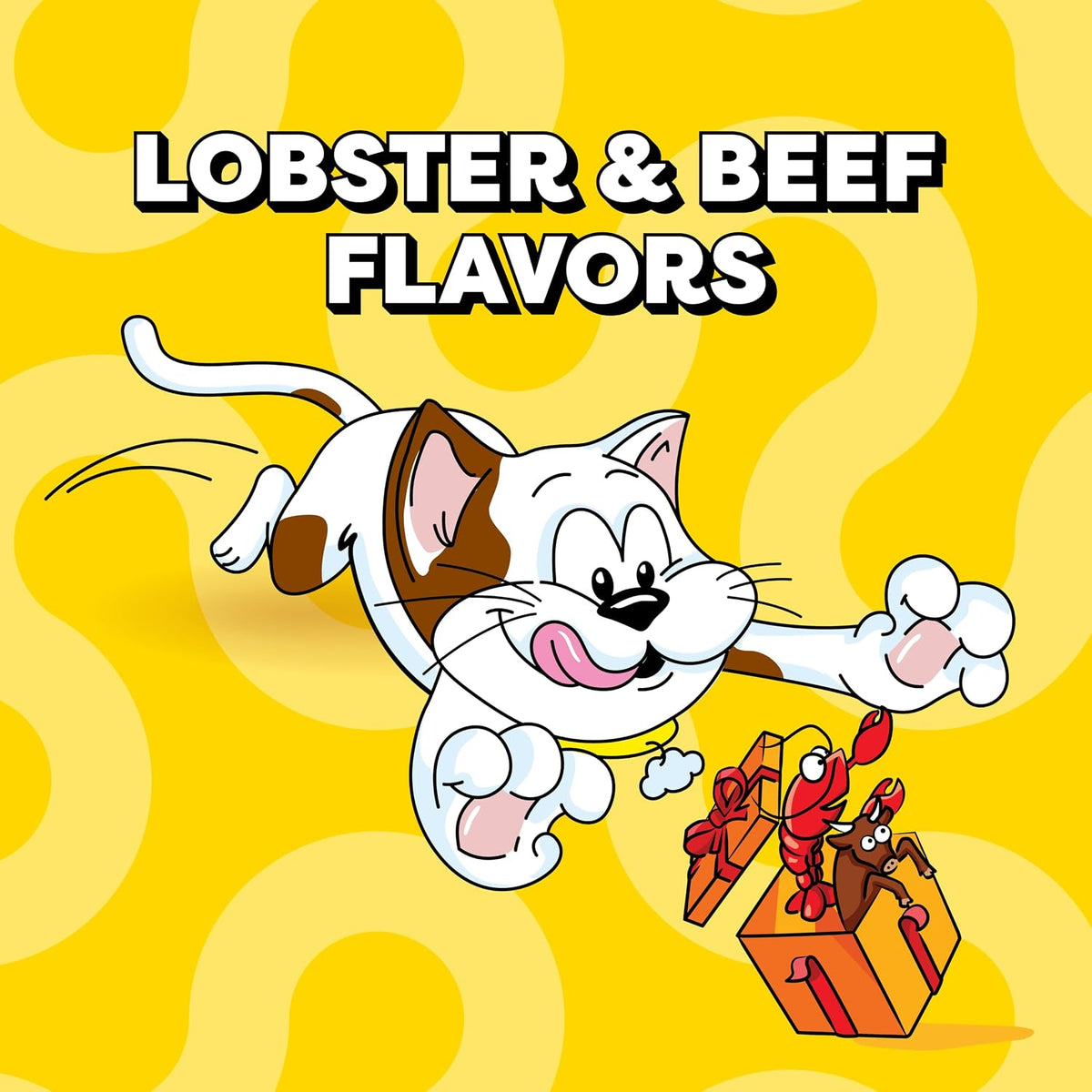 Temptations Birthday Crunchy Cat Treats, Lobster & Beef, 6.3 oz, 10 Pack