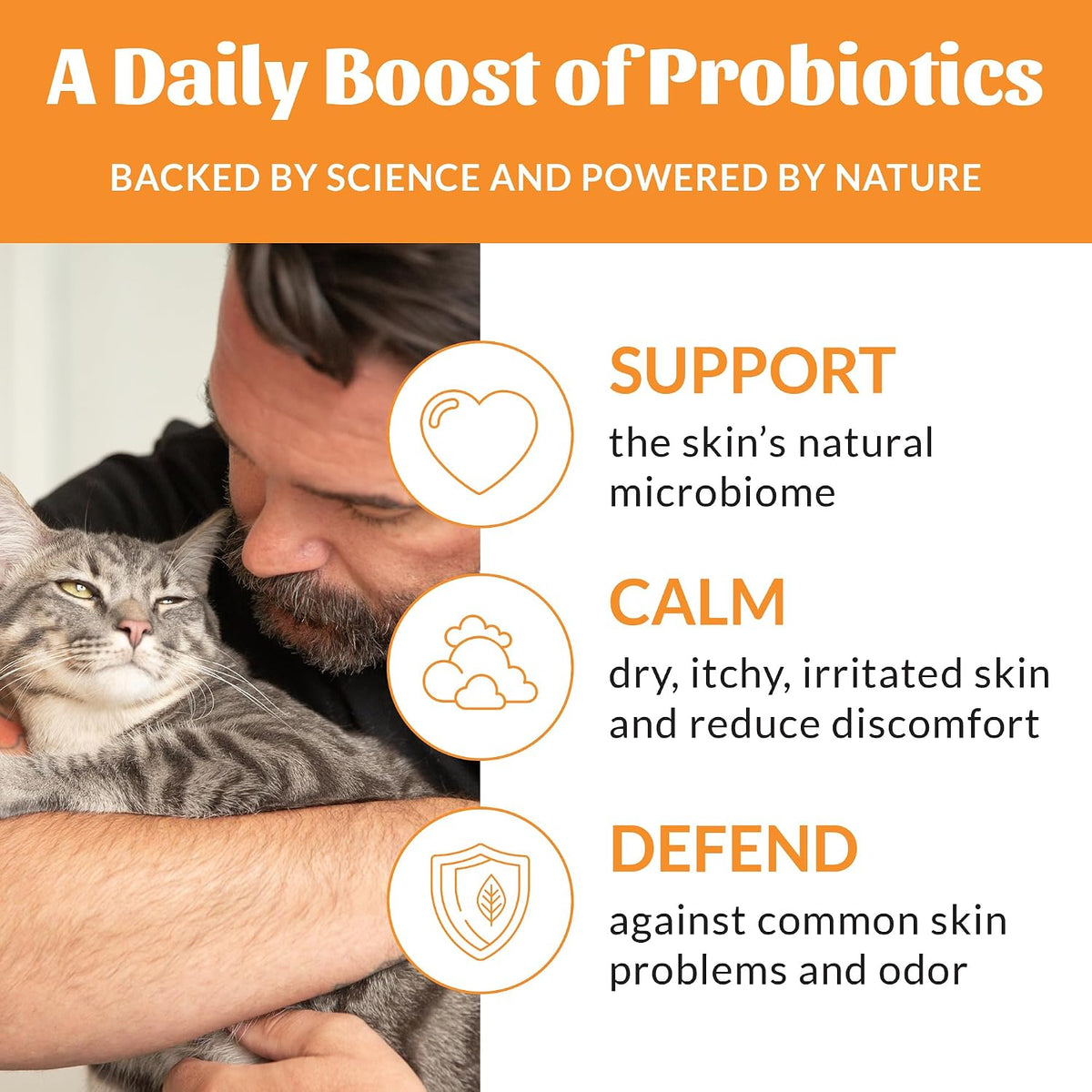 SKOUT'S HONOR Probiotic Cat Deodorizing Spray- Honeysuckle, 8 oz