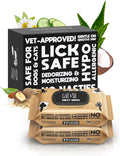 G.A.S Lick-Safe Daily Pet Wipes for Dogs and Cats, Unscented, 200 Count