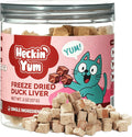 Freeze Dried Duck Liver Cat Dog Treats 2oz Single Ingredient