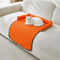 Cooling Dog Bed Mats with Neck & Head Support, 31.5 x 23.62 inch Orange