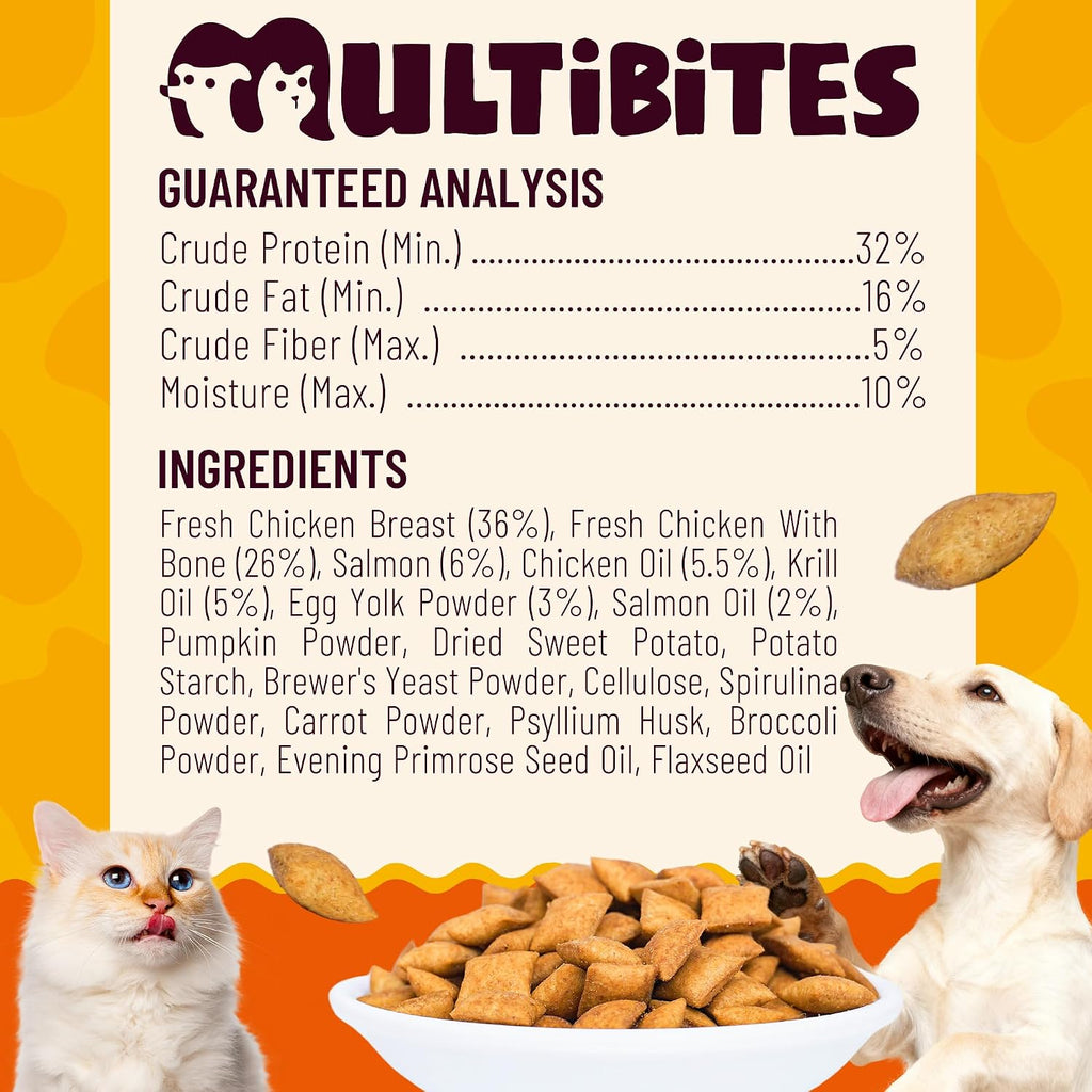 13.05oz Pumpkin Treats for Cats & Dogs with Egg Yolk Creamy Core