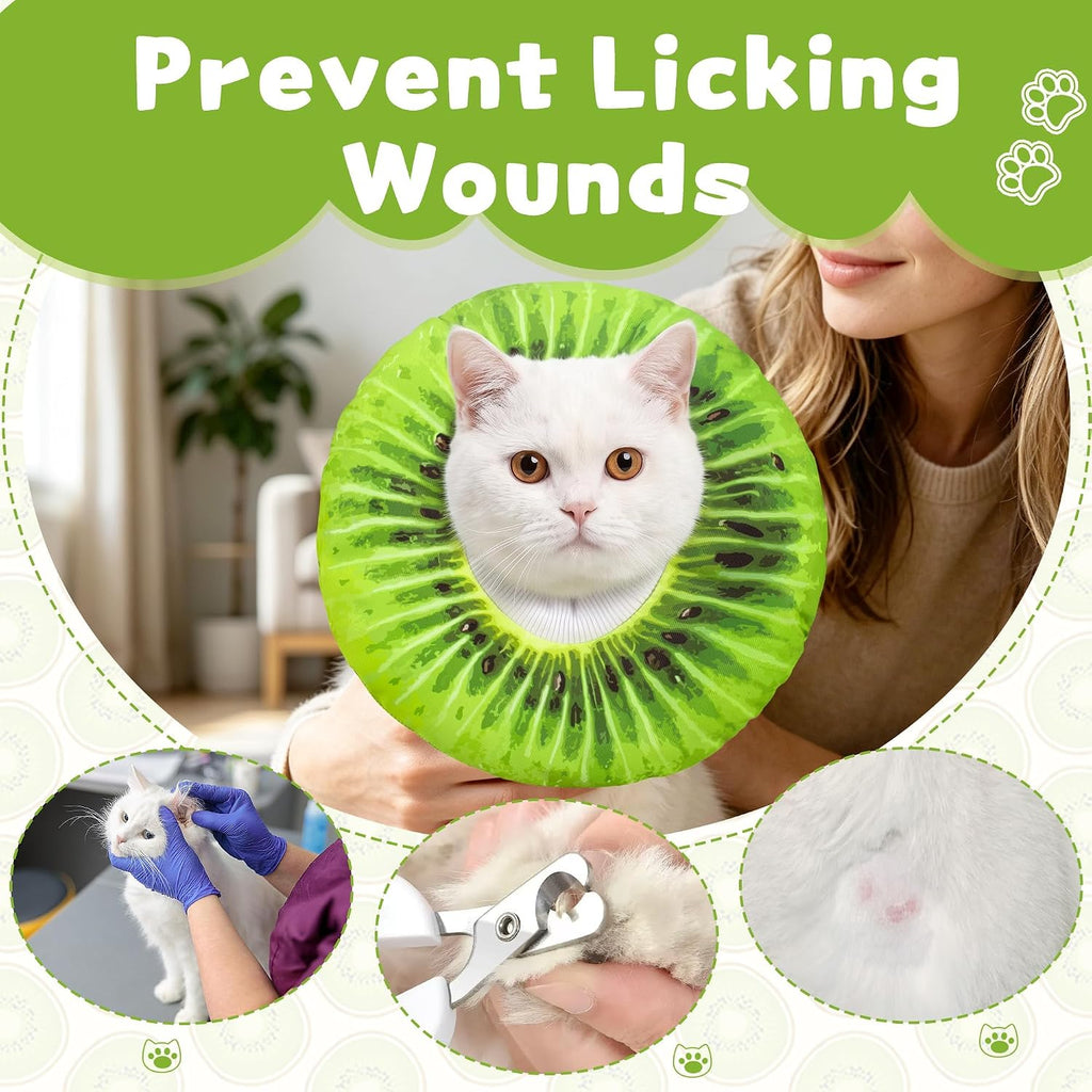 Soft Cat Cone, Medium Waterproof Cat Recovery Collar