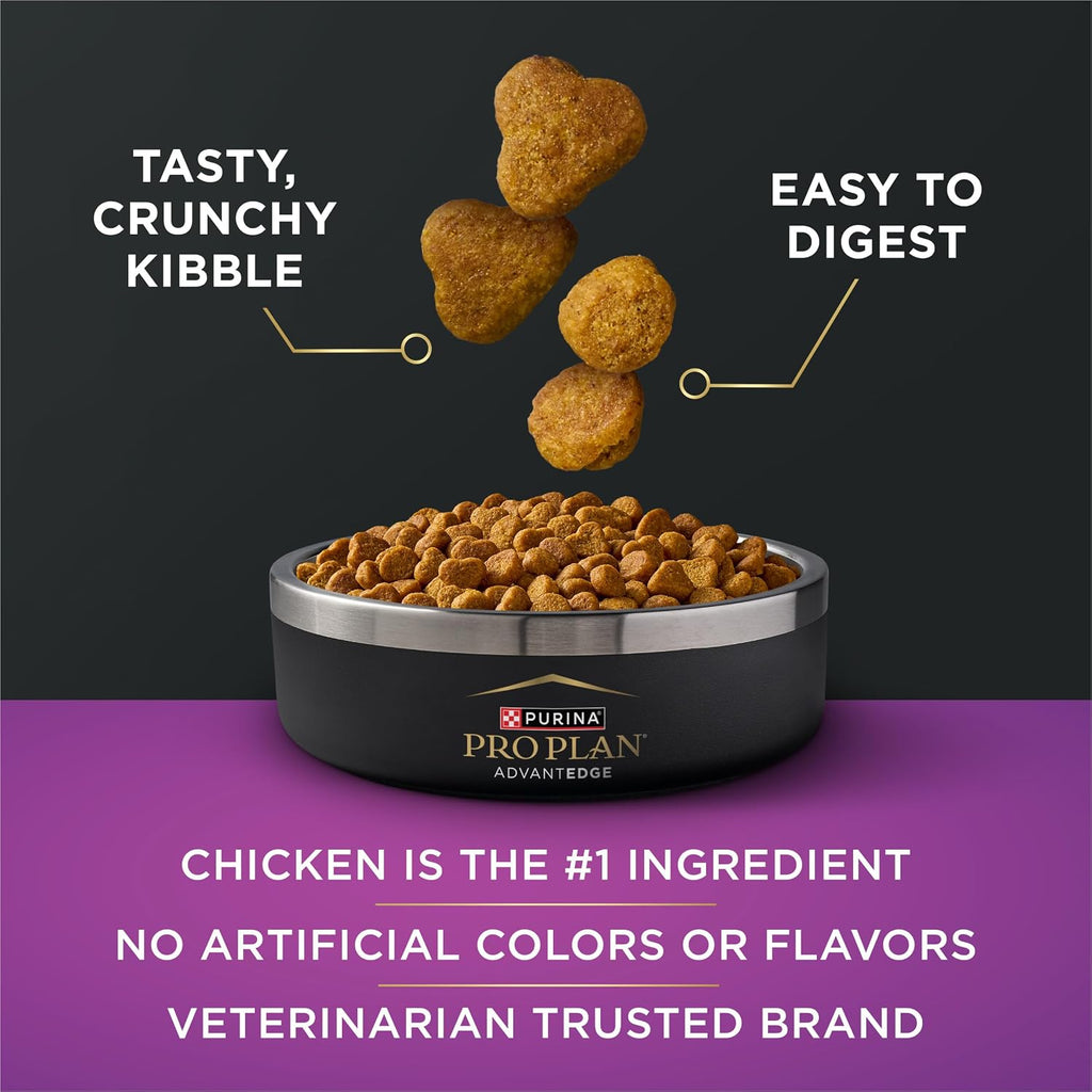 Purina Pro Plan AdvantEDGE Senior Support Dry Cat Food, Chicken, 5 lb Bag