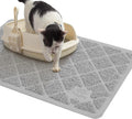 Niubya Premium Cat Litter Mat, Litter Box Mat with Non-Slip and Waterproof Backing, Litter Trapping Mat Soft on Kitty Paws and Easy to Clean, Cat Mat Traps Litter from Box