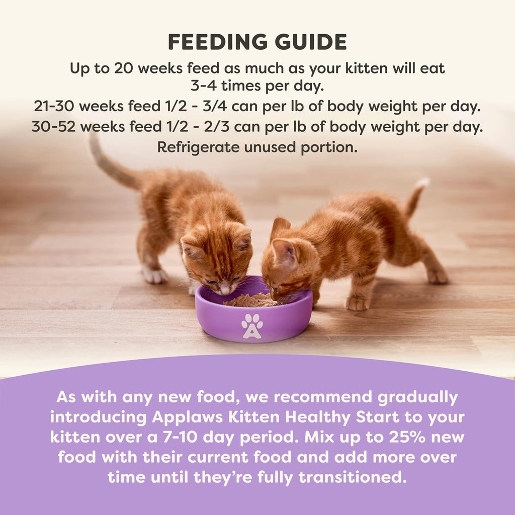 Applaws Kitten Healthy Start Tuna Filet Paté Wet Food, 12-Pack 2.47 oz Cans