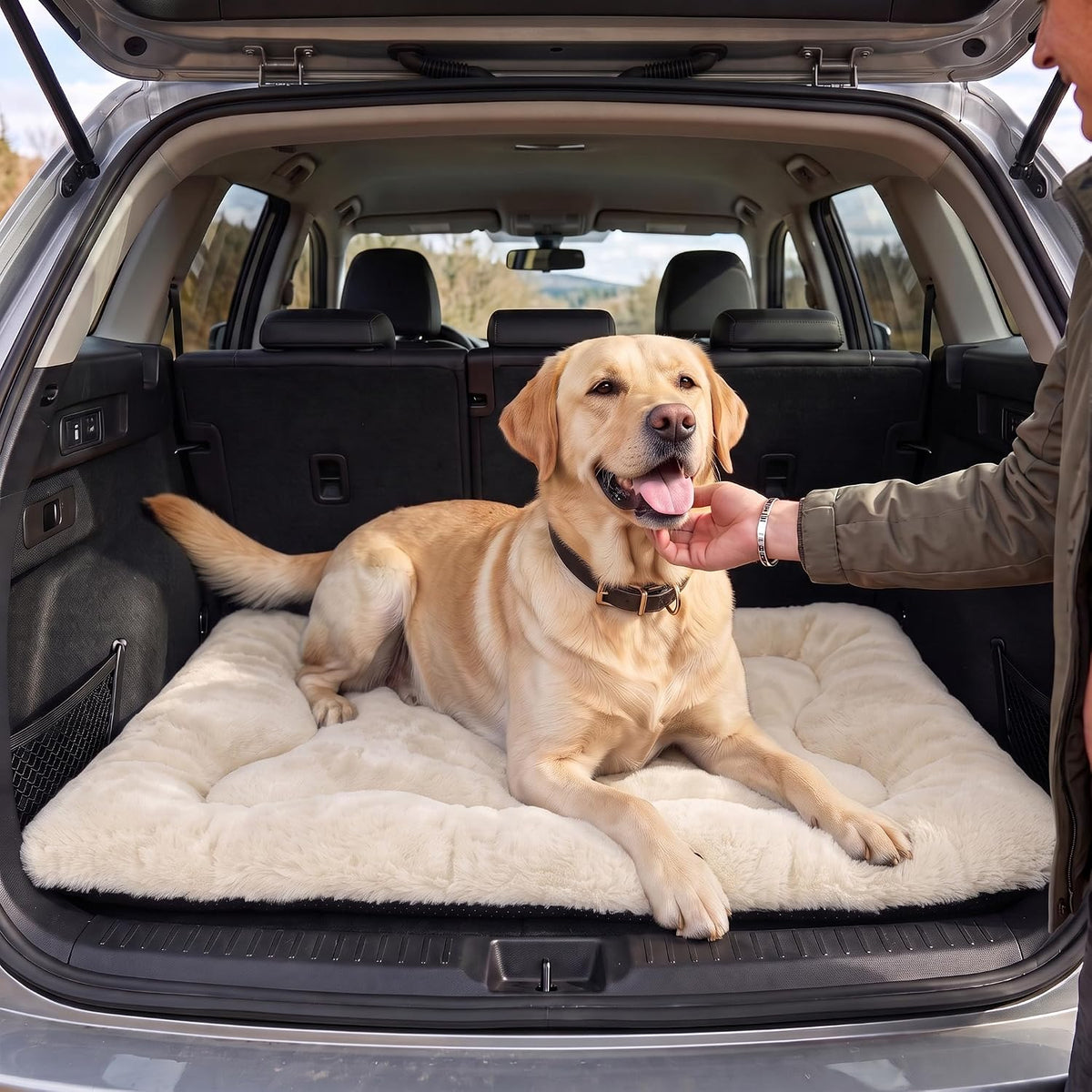 Dog Bed 42" for Metal Crate Pad,Washable Sleeping Mat for Medium/Large Pets