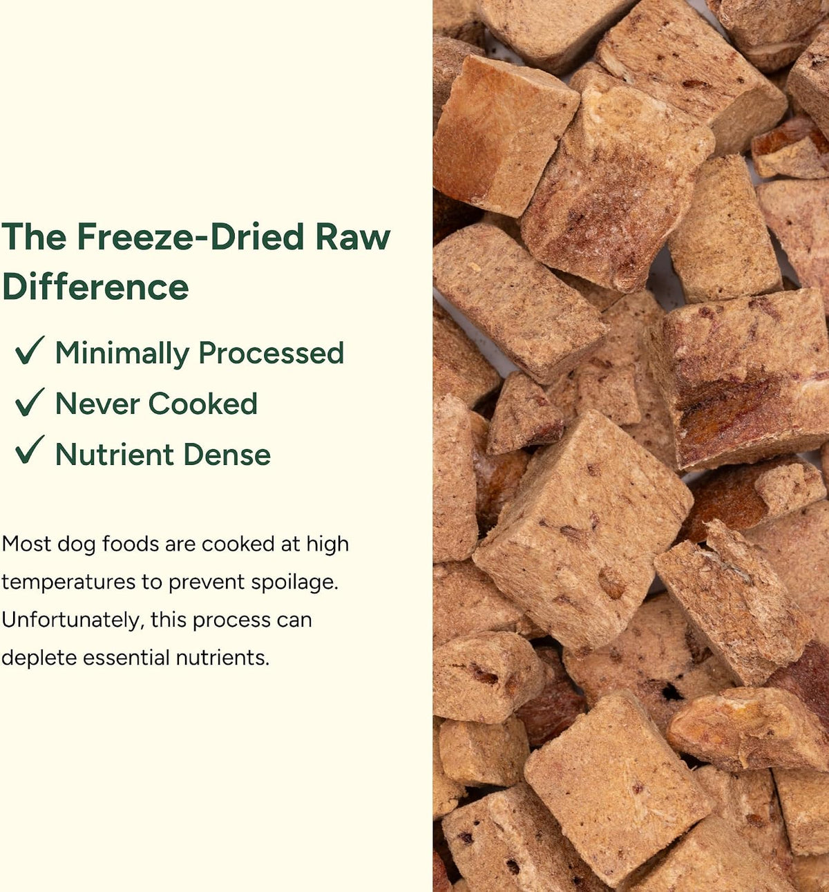 360 Pet Nutrition Freeze-Dried Raw Bison Liver Dog Treats – Single Ingredient, High Protein, Grain-Free, All-Natural Training Snacks, Made in USA, 4 oz