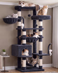 Gitelsnour Cat Tree, 63'' Cat Tower for Large Cats, Big Hammock GCT020G