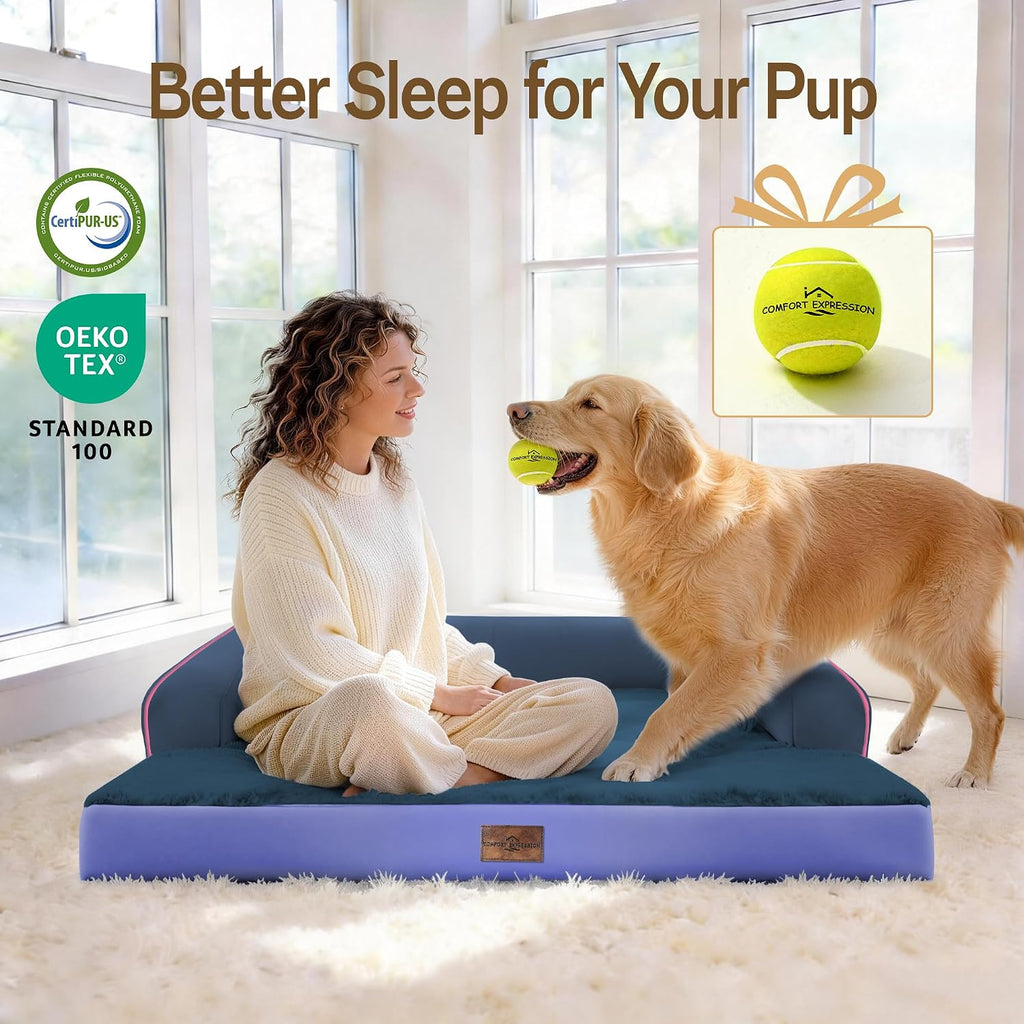 Comfort Expression Orthopedic XL Dog Bed for Large and Extra Large Dogs
