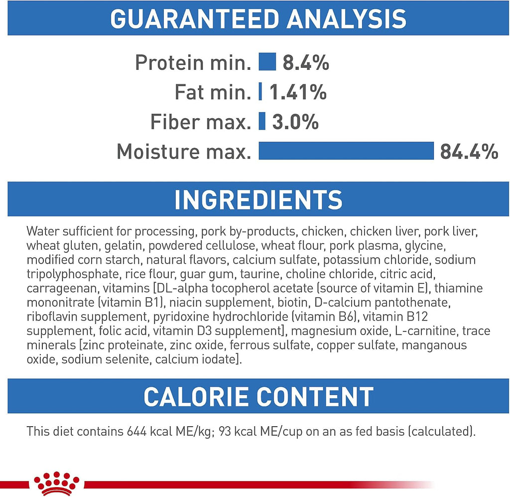 ROYAL CANIN Feline Care Nutrition Weight Care Adult Thin Slices in Gravy Cat Food, 5.1 oz (Pack of 24)