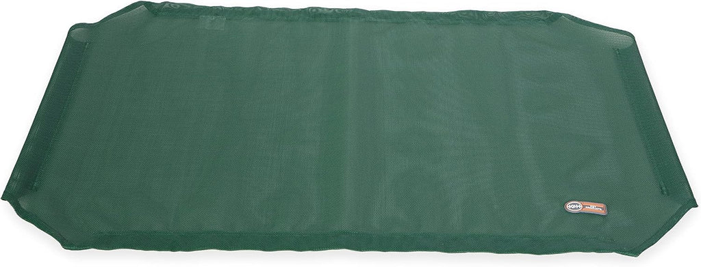 K&H Pet Products All Weather Pet Cot Replacement Cover Green Medium 32 X 25 Inches