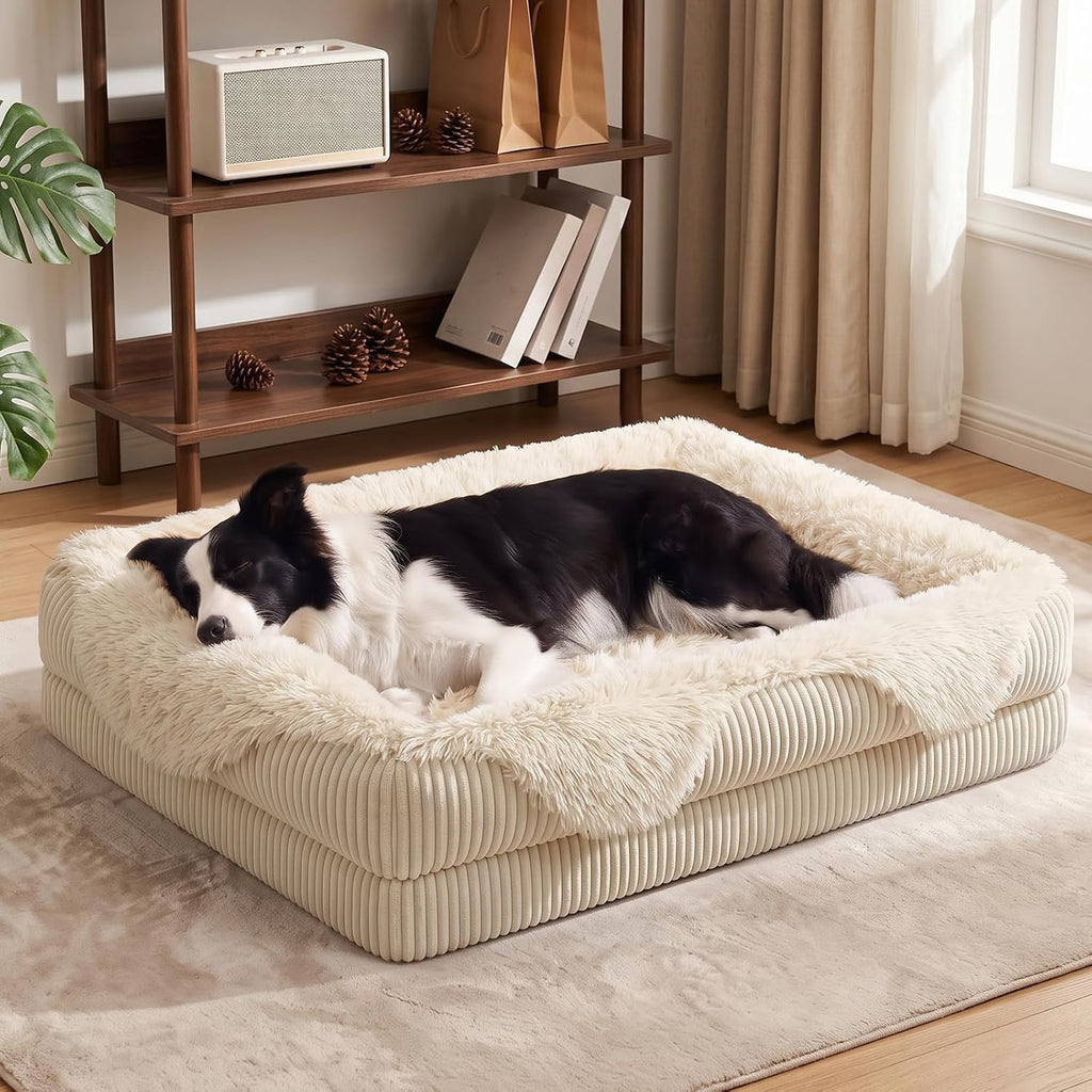 GASUR Orthopedic Dog Bed for Medium Sized Dog, Washable Dog Couch Beds