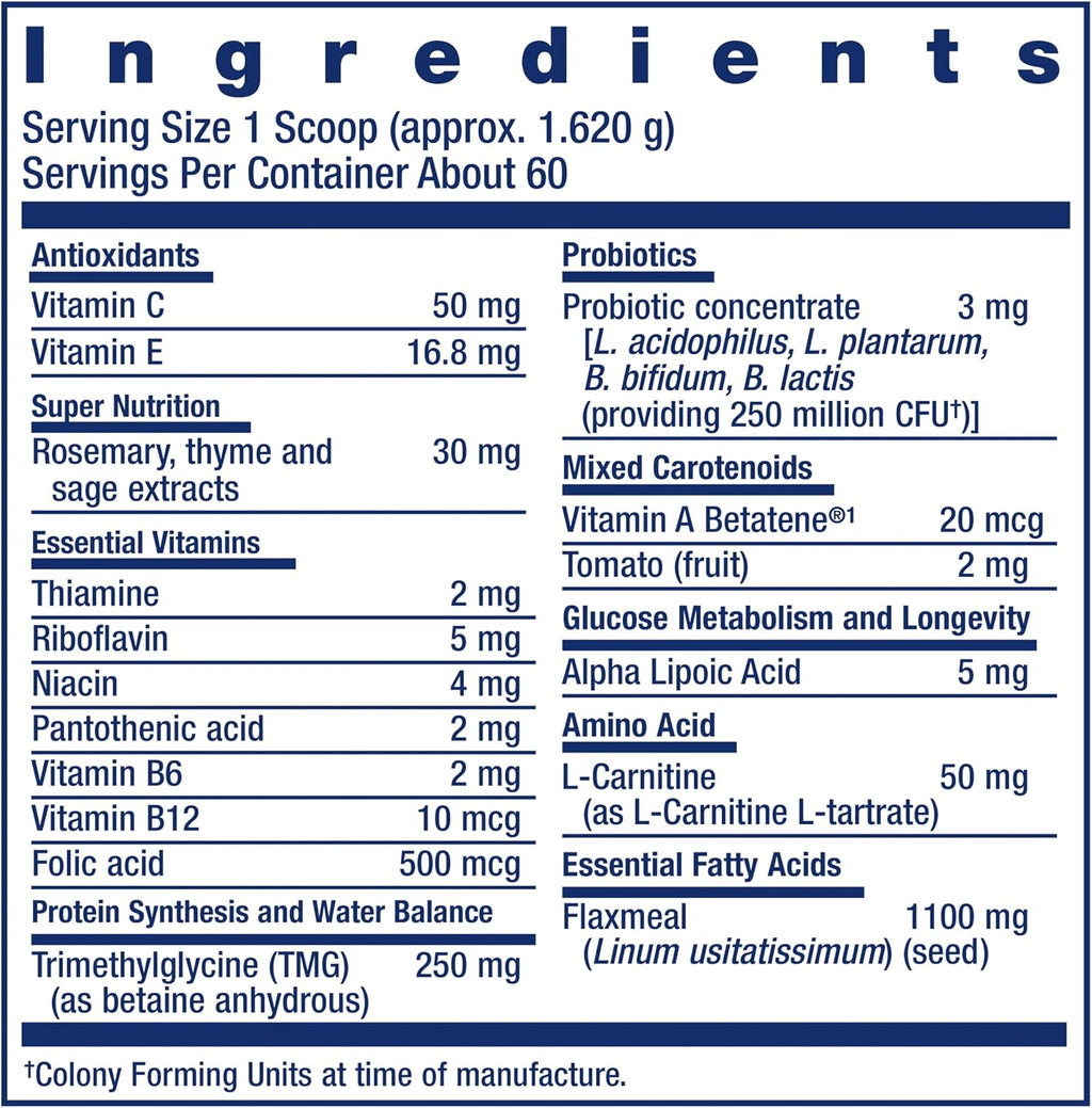 Life Extension Dog Mix, Dog Vitamins and Supplements, 60 Servings
