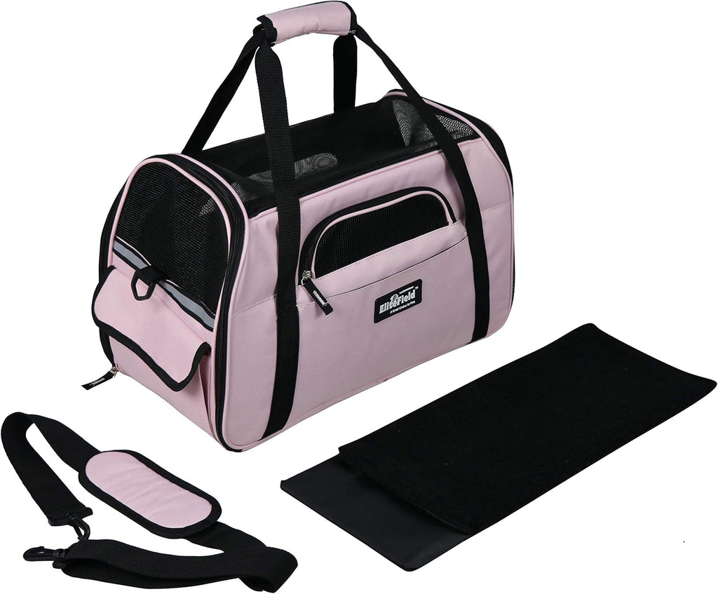 EliteField Soft-Sided Pet Carrier for Cats & Small Dogs (3-Year Warranty)