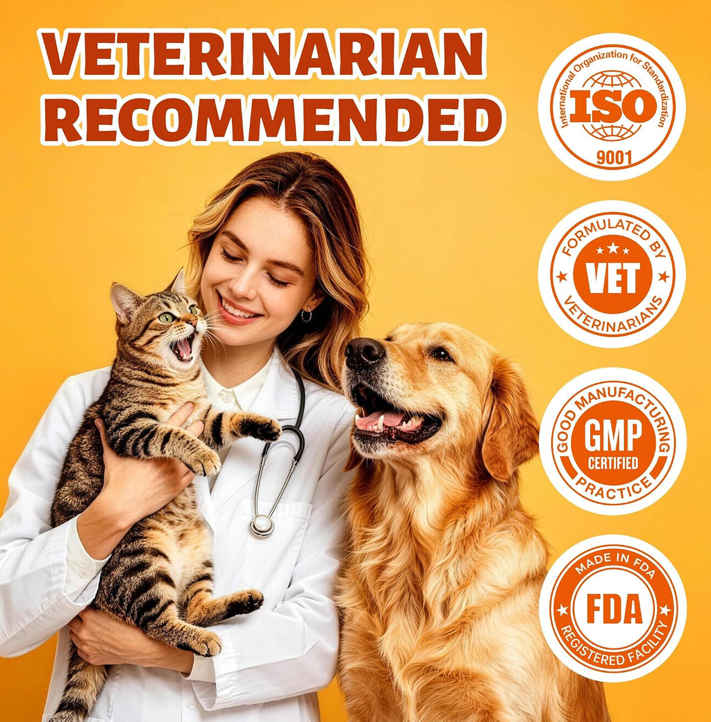 2 fl oz Calming Drops for Dogs &Cats, Liquid Melatonin Sleep Aid