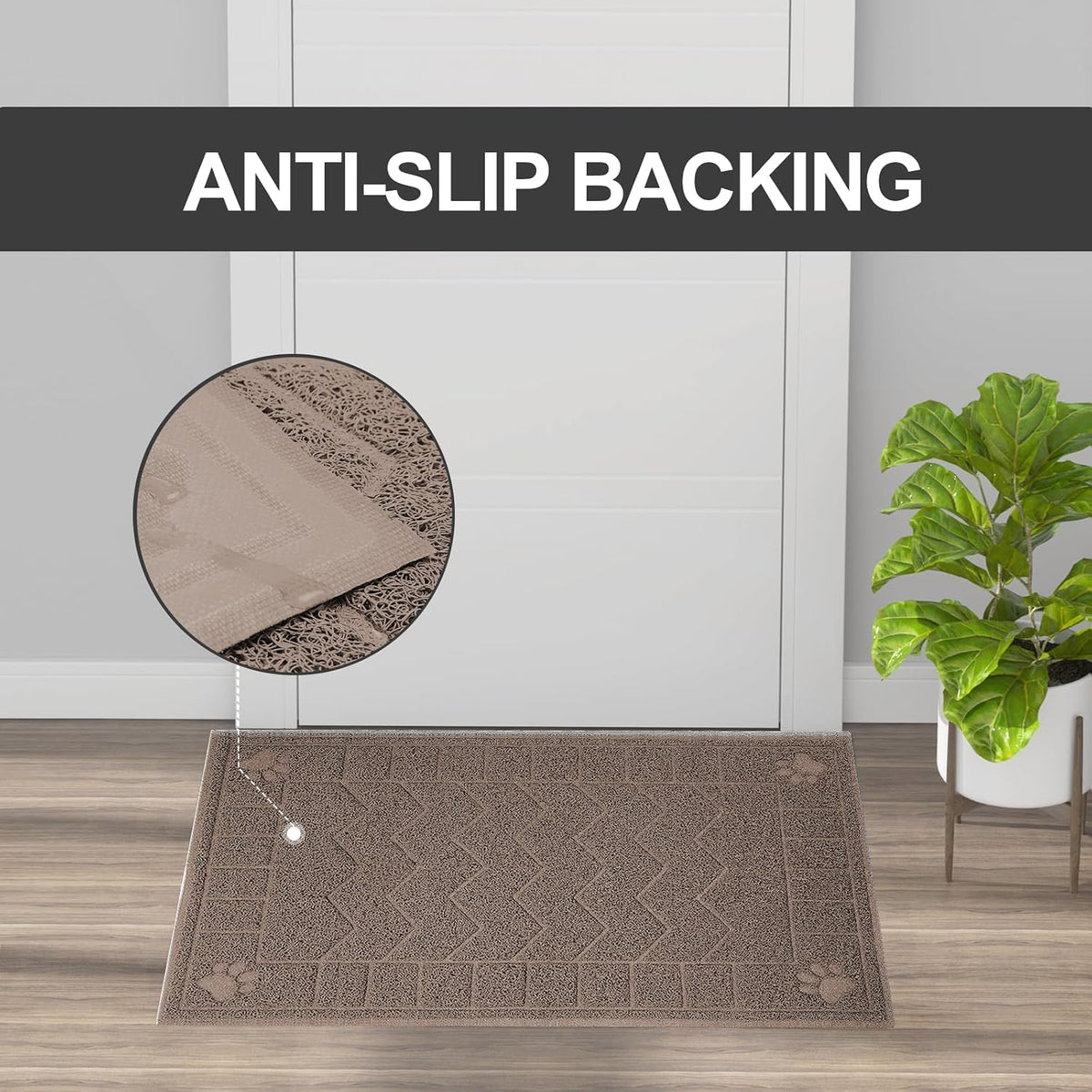Cat Litter Box Mat, 35" x 24" Large Waterproof Litter Trapping Mat | Thick Mesh Traps Litter, Non-Slip Kitty Litter Mat for Indoor Cat, Soft Paws, BPA-Free, Multi-Use, Easy Clean, Large Coverage