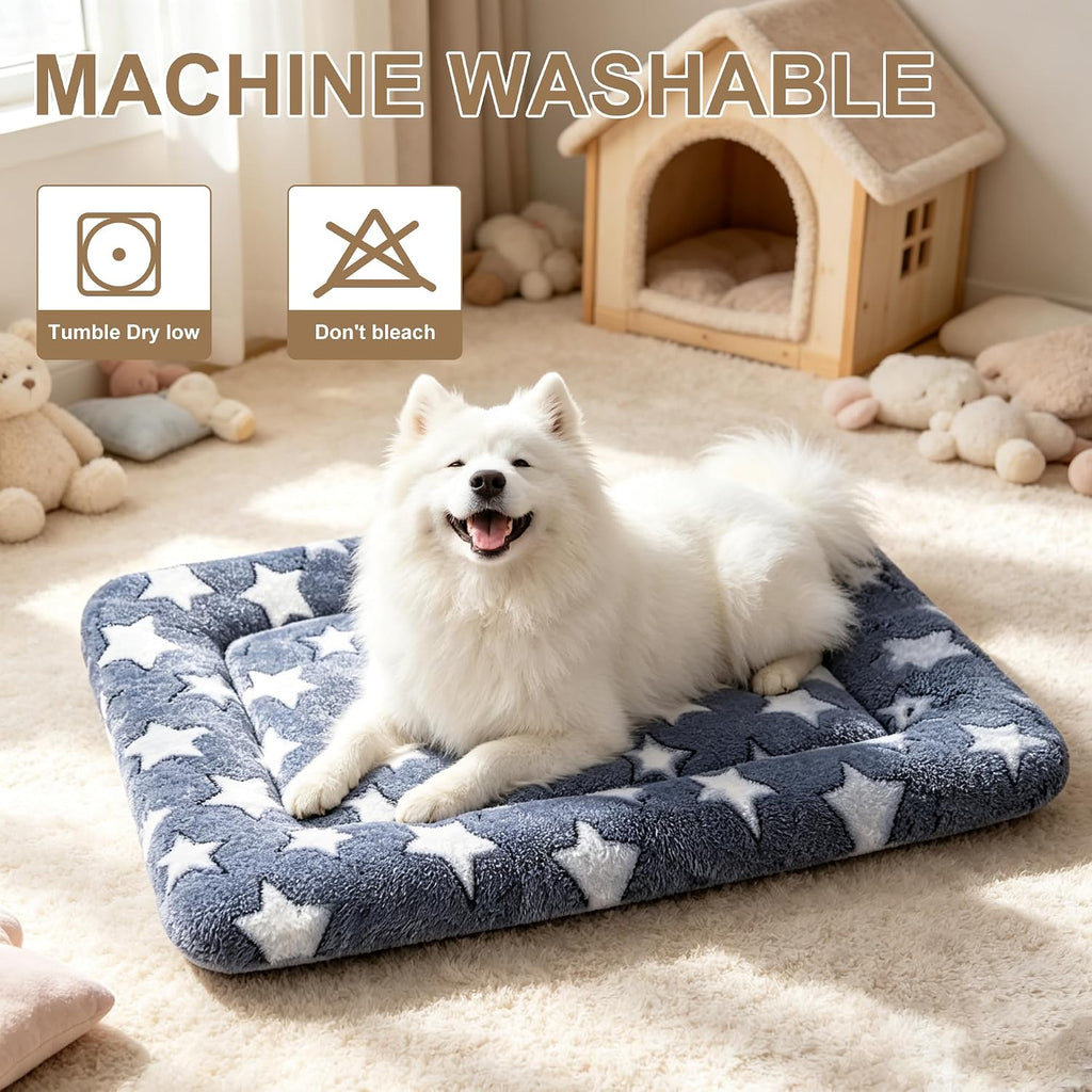 Dog Bed Mat, Reversible Crate Pads for Small/Medium/Large Dogs & Cats