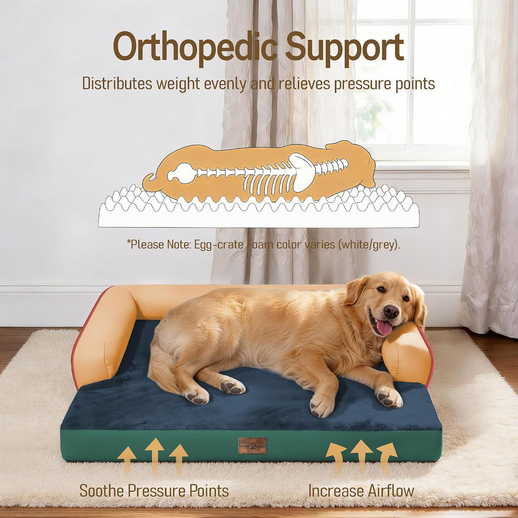 Comfort Expression Orthopedic XL Dog Bed for Large and Extra Large Dogs