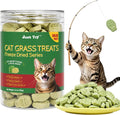 Just Try Cat Grass Treat Freeze Dried Hairball Treats Chicken Flavor 4.8oz