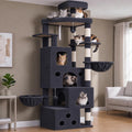 Gitelsnour 78.7'' Cat Tree Tower, 4 Cat Condos for Mutiple Cats, GCT809G
