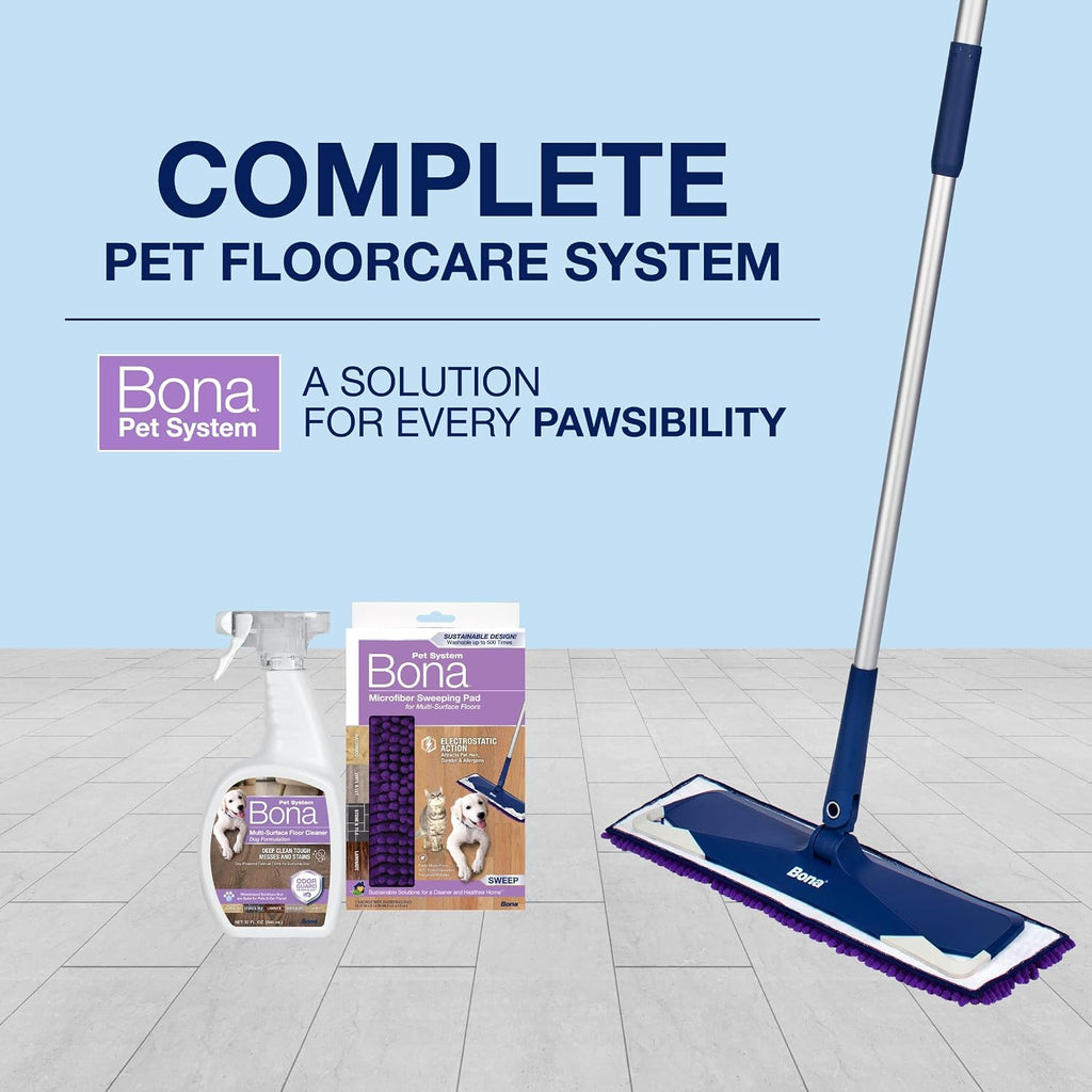 Bona Pet Spray Odor Eliminator, Dog Formulation, 32 fl oz, Safe for Carpeted Areas and Multi-Surface Floors (Pack of 2)