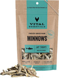Vital Essentials Freeze Dried Minnows Cat Treats, 1.5 oz Bag