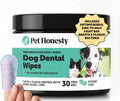 Pet Honesty Vet Recommended Cat & Dog Dental Wipes with Zinc, 30 ct