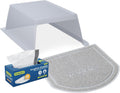 PetSafe ScoopFree Clumping Self Cleaning Litter Box Hood & Accessory Bundle