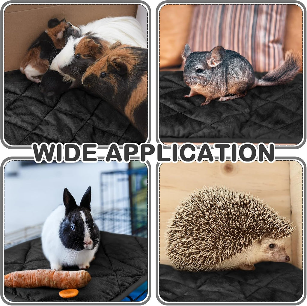 4 Pack Self Heating Cat Pad Self Warming Dog Mat, 16 x 20 Inch, Black