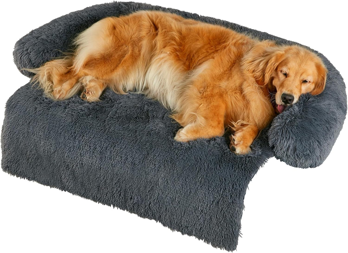 Codi Dog Couch Bed, Sofa Cover Mat, Dark Grey, 45 x 37 x 6 Inch