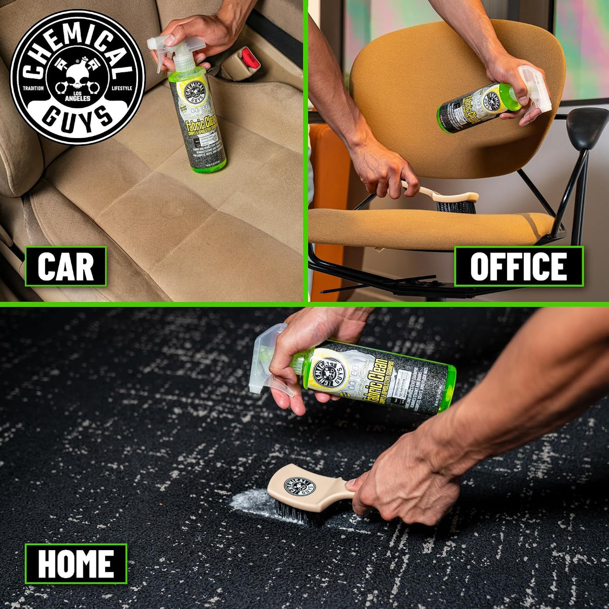Chemical Guys, Citrus Fabric & Carpet Cleaner, Ready-to-Use Spray, 16 oz