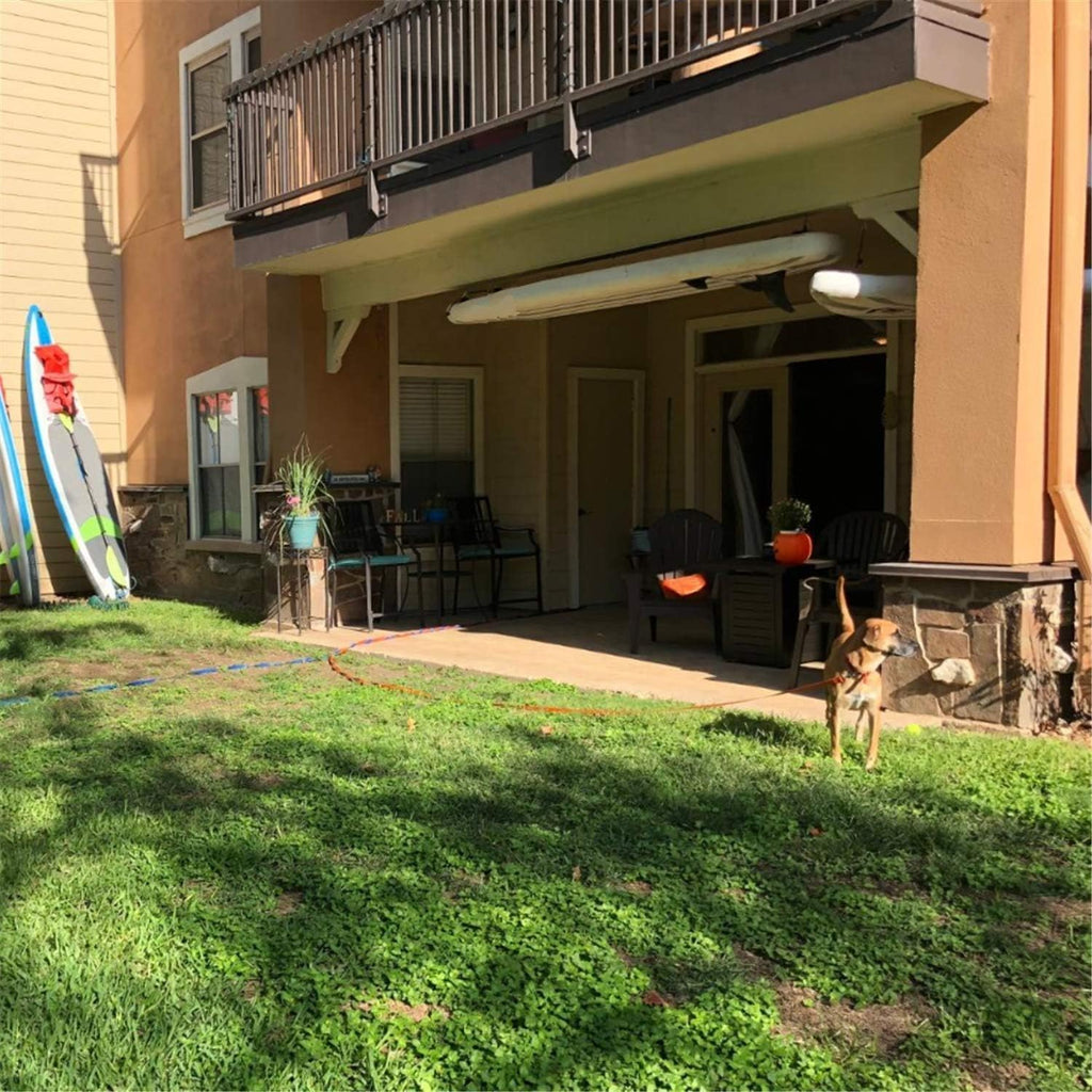 Dog/Puppy Obedience Recall Training Agility Lead - 15ft 20ft 30ft 40ft 50ft Training Leash - Great for Play, Camping, or Backyard (Military Green, 20 Feet)