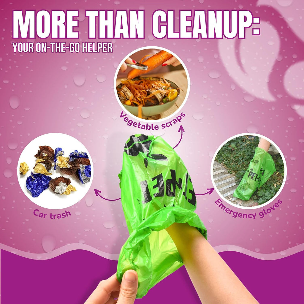 Pet N Pet Dog Poop Bags Rolls, 540 Count, Lavender Scented Green Waste Bag | Leak-Proof, Tear-Resistant, Easy-Tear Design, Durable, Reliable, Everyday Convenience, Strong, Secure, Easy dog waste bags