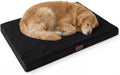 Bedsure XL Dog Bed, Extra Large Pet Bed with Comfy Sherpa,44x32in Black