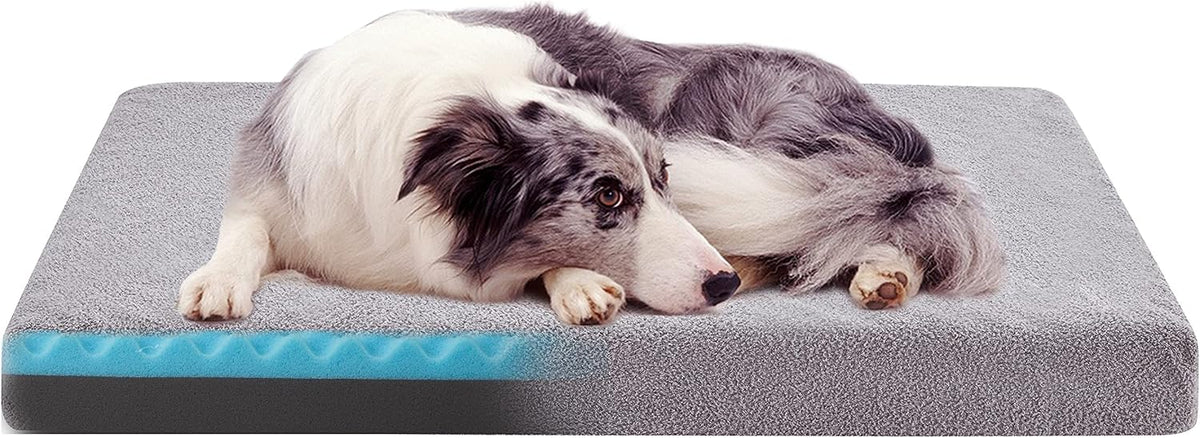 WATANIYA PET Cooling Dog Beds for Large Dogs, 35-Inch Dog Crate Bed