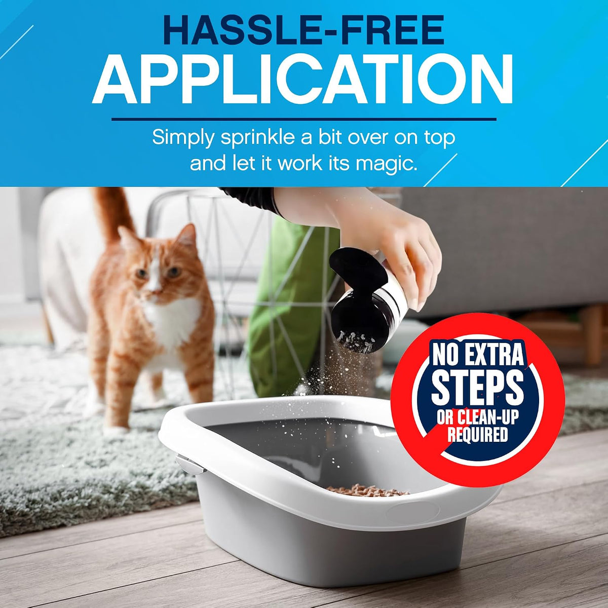 Nonscents Cat litter Deodorizer - Odor Eliminator - 4 Pack