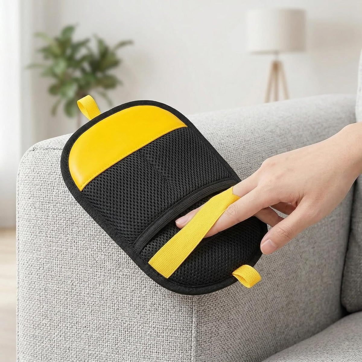 Pet Hair Removal Glove for Dogs & Cats, Upgraded Reusable Electrostatic Pet Hair Glove, Magic Brush Pet Hair Remover for Laundry, Couch, Carpet, Car Seat