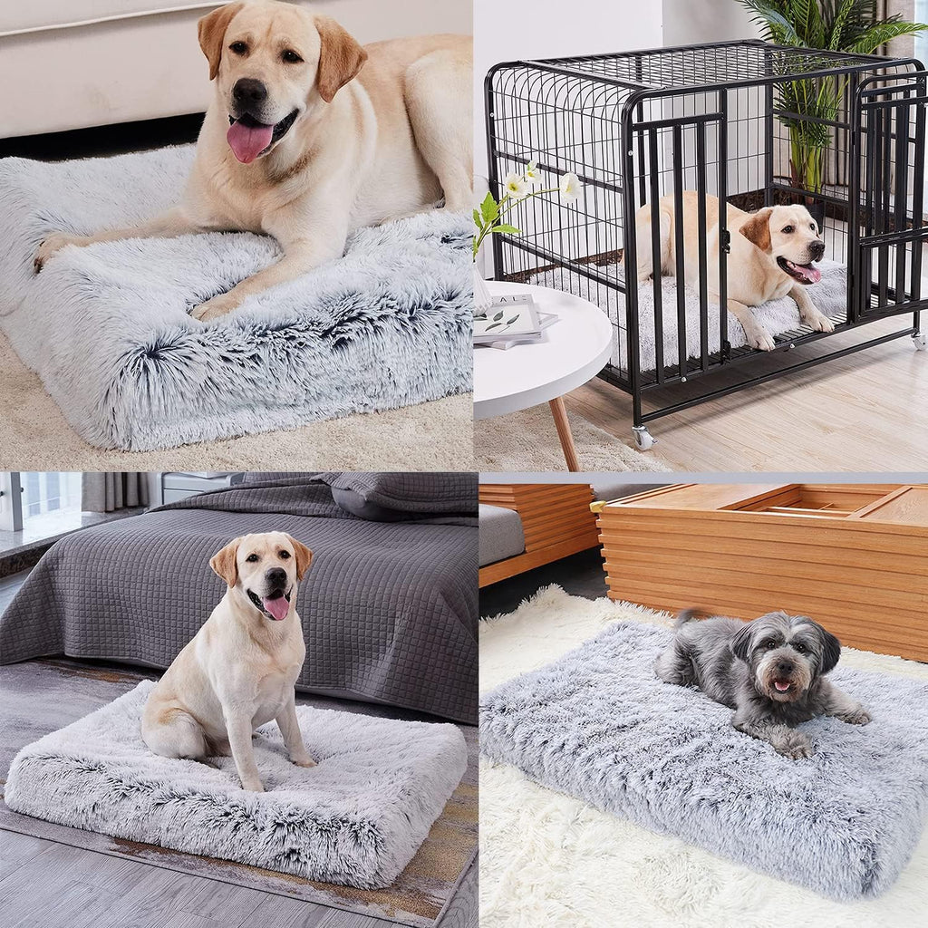 Dog Bed Large Memory Foam Comfortably Orthopaedic Detachable and Washable Pet Dog Bed Dog Mat Cage Dog Box Mat 39-24-4in