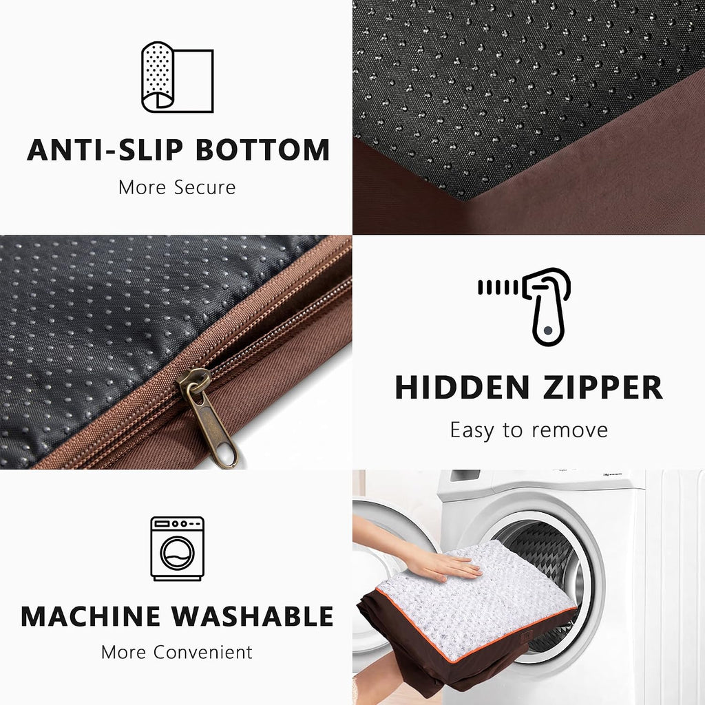 WESTERN HOME WH Orthopedic Dog Bed Medium Size Dog Washable Pet Bed, 30in