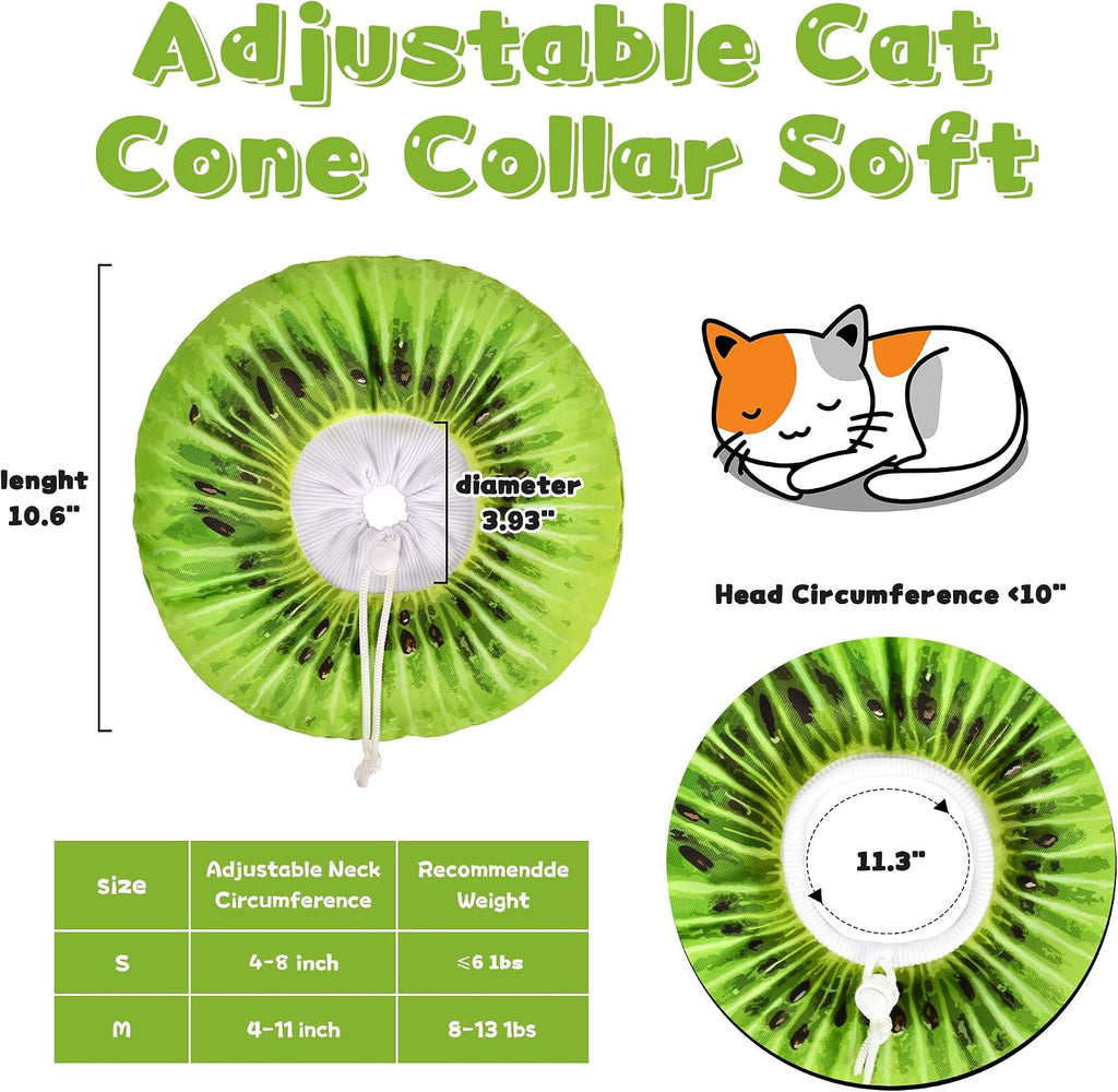 Soft Cat Cone, Medium Waterproof Cat Recovery Collar
