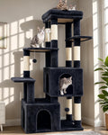 Globlazer Heavy Duty Cat Trees for Big Cats Maine Coon, F61, Dark Grey