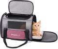 BurgeonNest Soft Cat Carrier for Cats up to 20 Lbs, Top Load Pet Carry Bag